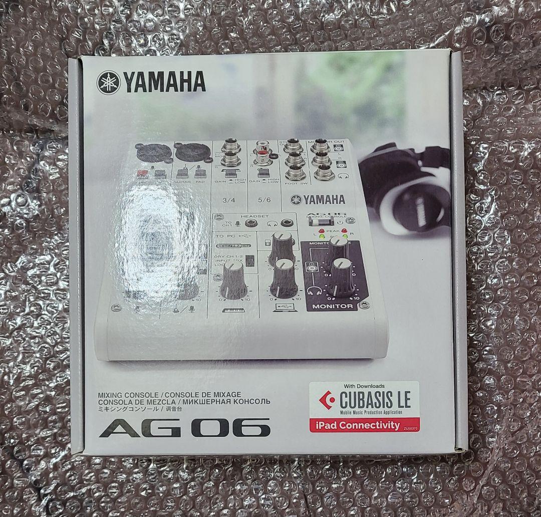 Yamaha AG 06　付属品完備　Cubase使用済み Amazon | 【整備済み品】 ヤマハ YAMAHA ウェブキャスティングミキサー
