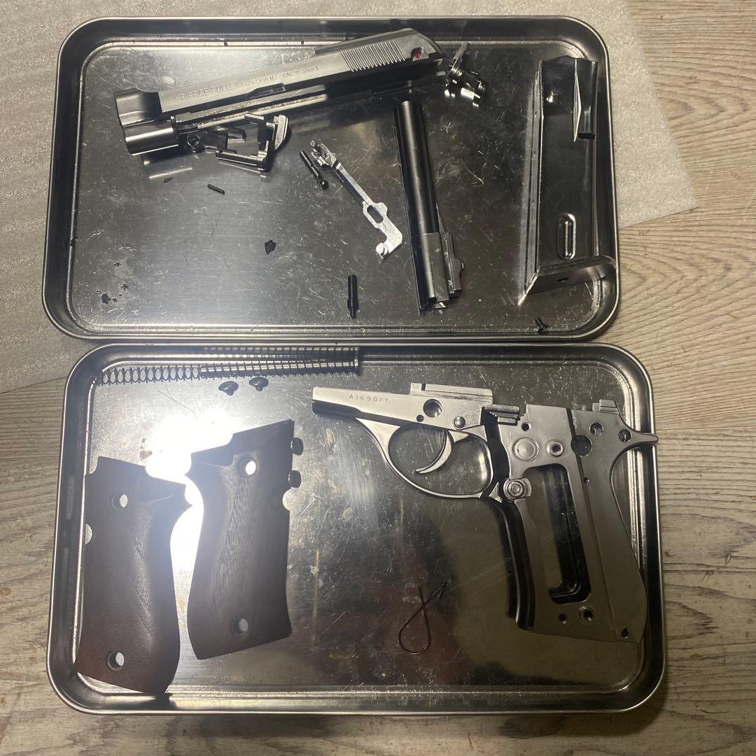 マルシン ベレッタm84bシルバーABS モデルガン ジャンク - メルカリ