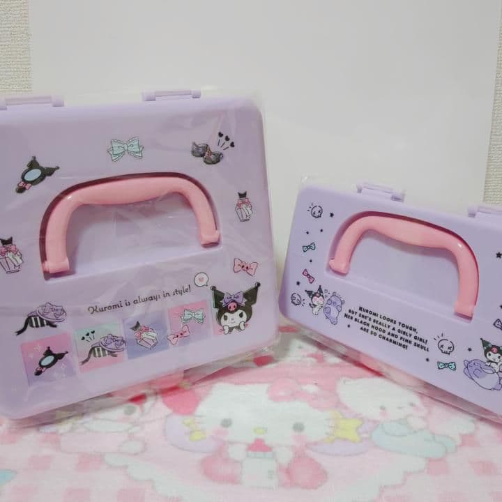 サンリオ クロミ 持ち手付き ボックス S M 2個セット 救急箱 Amazon.co
