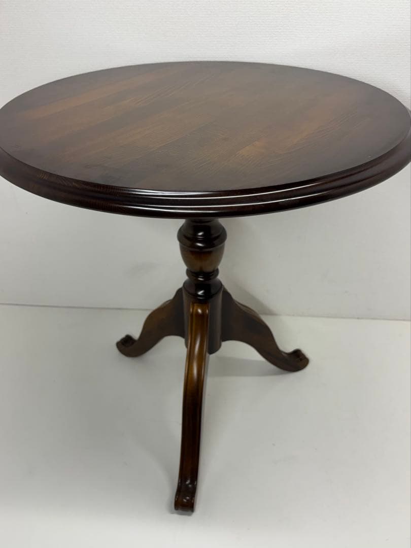 カリモク karimoku コロニアル ウォルナット 丸テーブル サイドテーブル コロニアル カリモク 丸テーブル TC7029NK コンパクト サイドテーブル