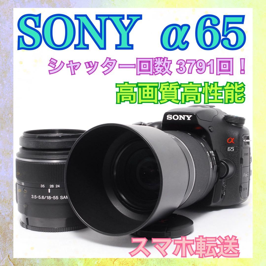 ◇シャッター数少なめ◇SONY α 65◇すぐ使える◇一眼レフカメラ