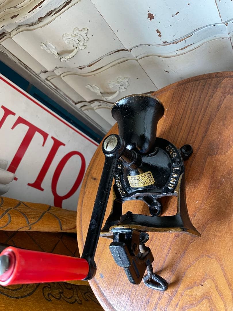 もも様専門イギリスアンティーク 壁掛け コーヒー ミル グラインダー