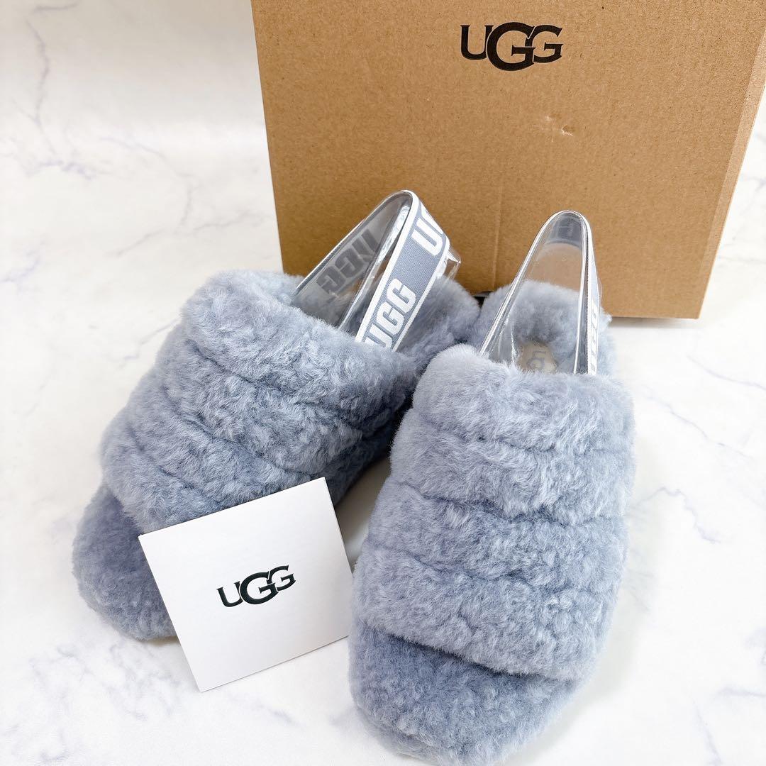 アグ UGG W FLUFF YEAH SLIDE 6 ファー サンダル 36 アグ UGG Fluff Yeah Slide Neon ファーサンダル （Neon Yellow