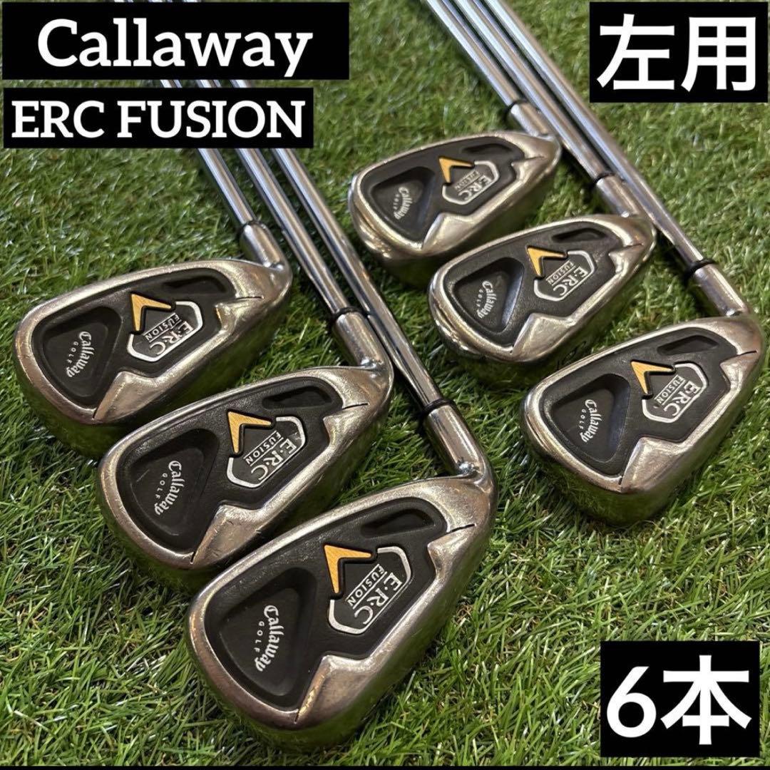 ‼️キャロウェイ ERC フュージョン アイアン 6本 セット 左用 ‼️ 特注】【レフティ／左利き用】キャロウェイ メンズ APEX Ti FUSION
