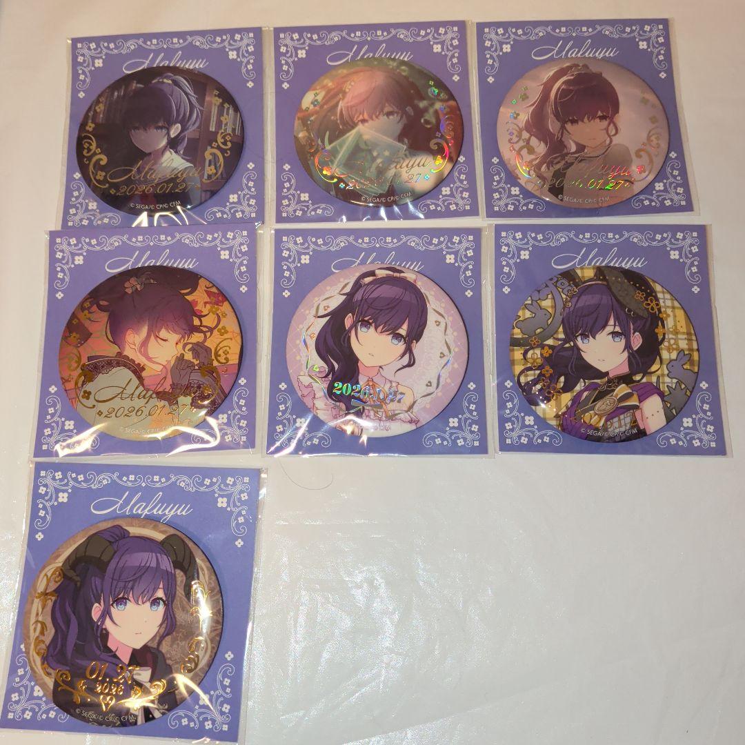 プロセカ 朝比奈まふゆ はぴこれ バースデー 缶バッチ 全種 コンプ