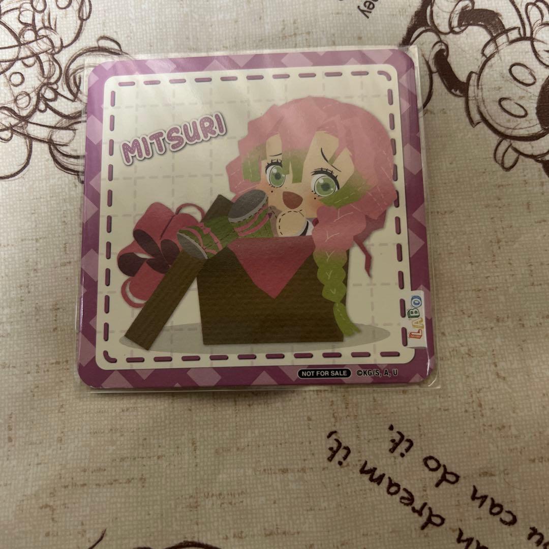 鬼滅の刃 コラボカフェホンポ コースター 甘露寺蜜璃