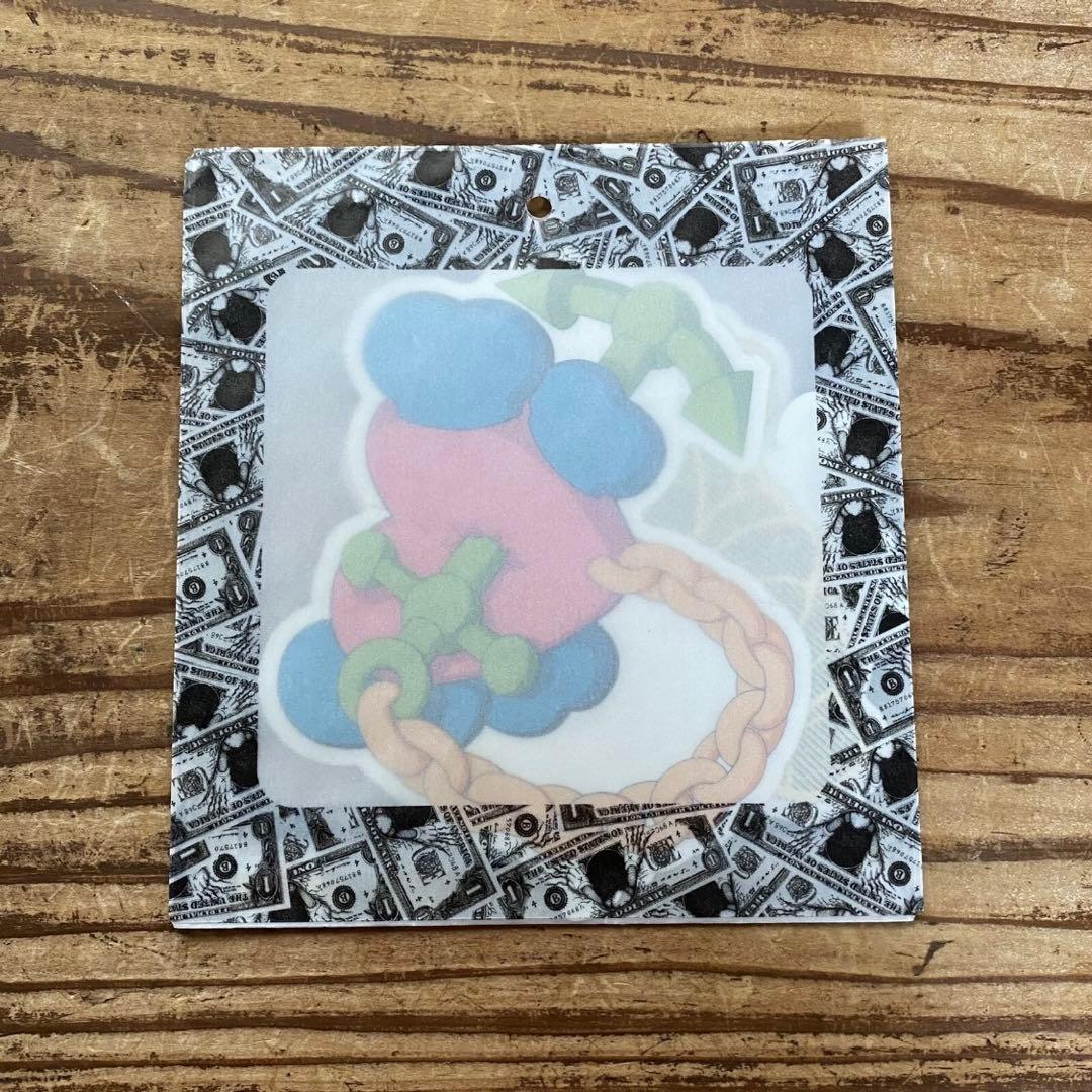 新品 KAWS OriginalFake カウズ オリジナルフェイク ステッカー Brand New KAWS OriginalFake Sticker MEDICOM TOY Promotional Item