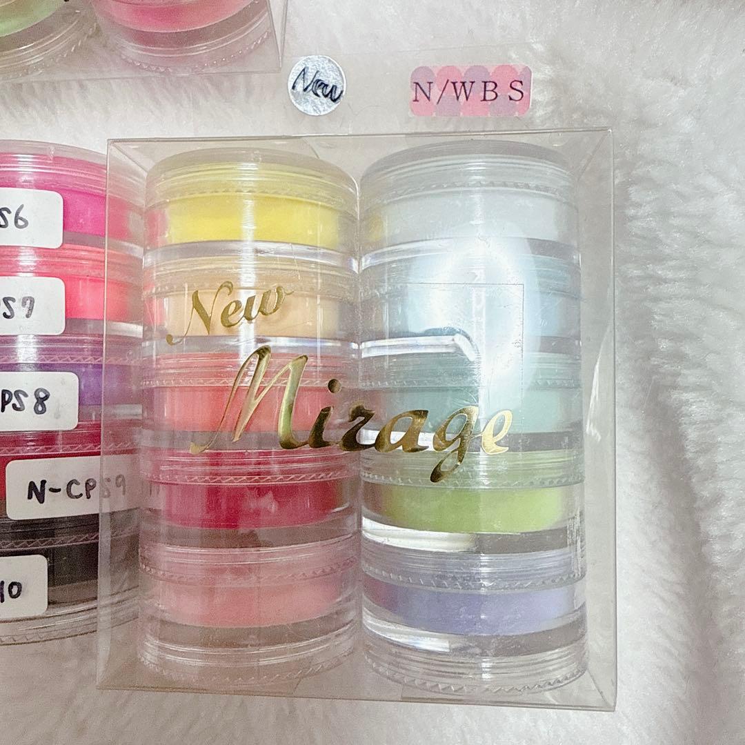ミラージュ　アクリルパウダー　グリッター　3dパウダー　カラーパウダー　3.5g