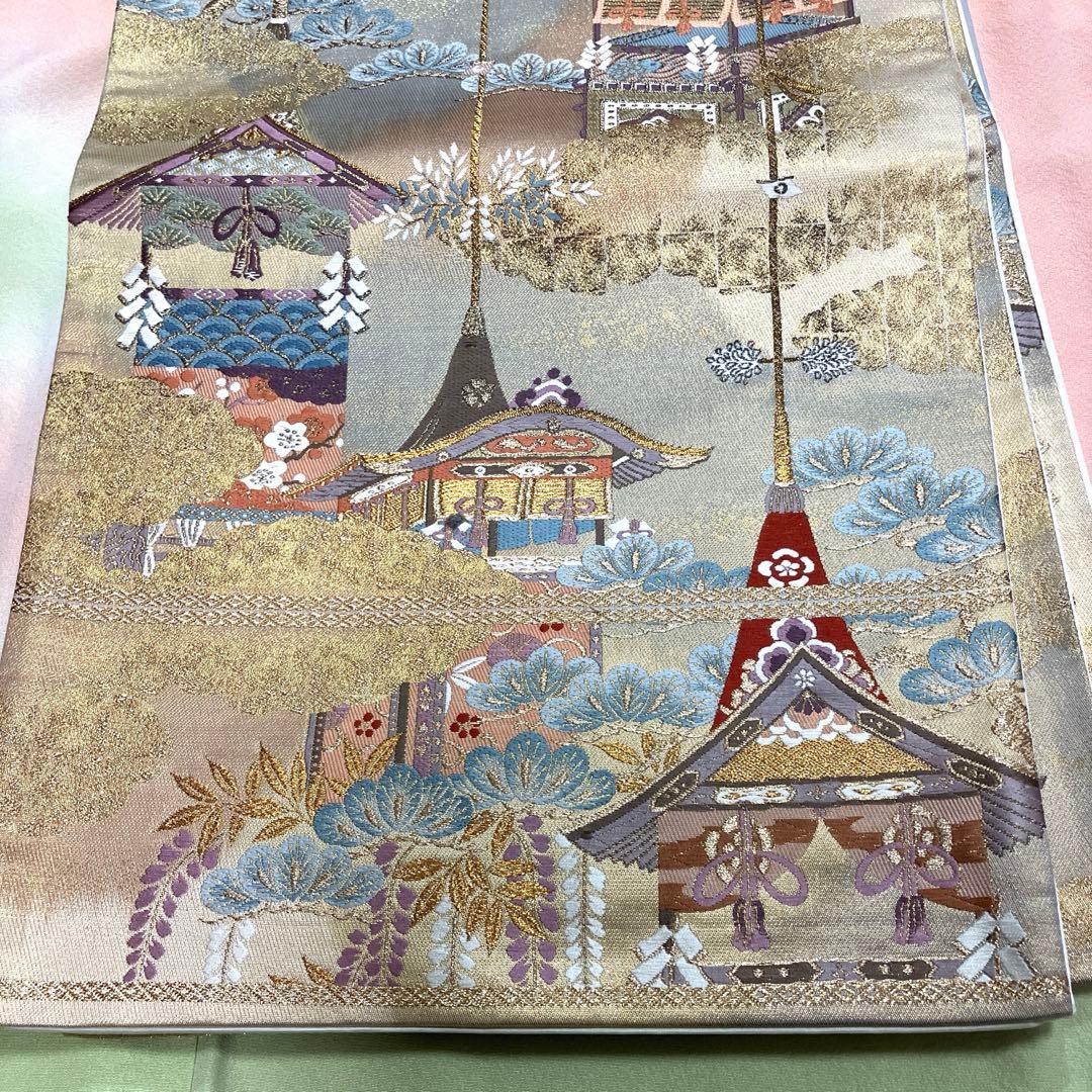 3点！創作集団「彩」刺繍訪問着&九百本金錦袋帯&新品帯締め - メルカリ