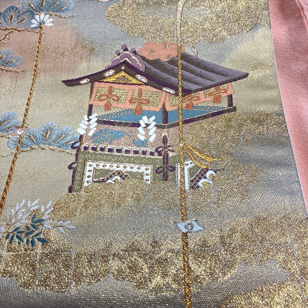 3点！創作集団「彩」刺繍訪問着&九百本金錦袋帯&新品帯締め - メルカリ