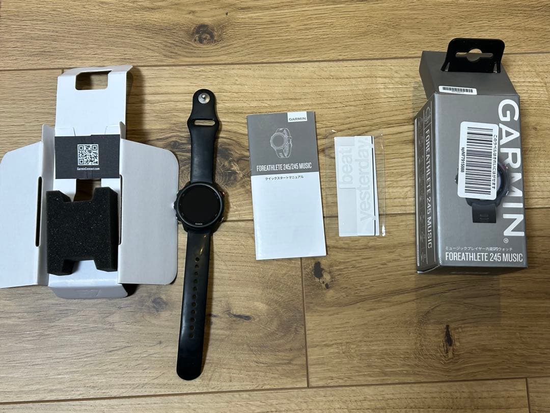 GARMIN ForeAthlete 245 Music ブラック Amazon.com: Garmin Forerunner 245 Music, GPS Running Smartwatch