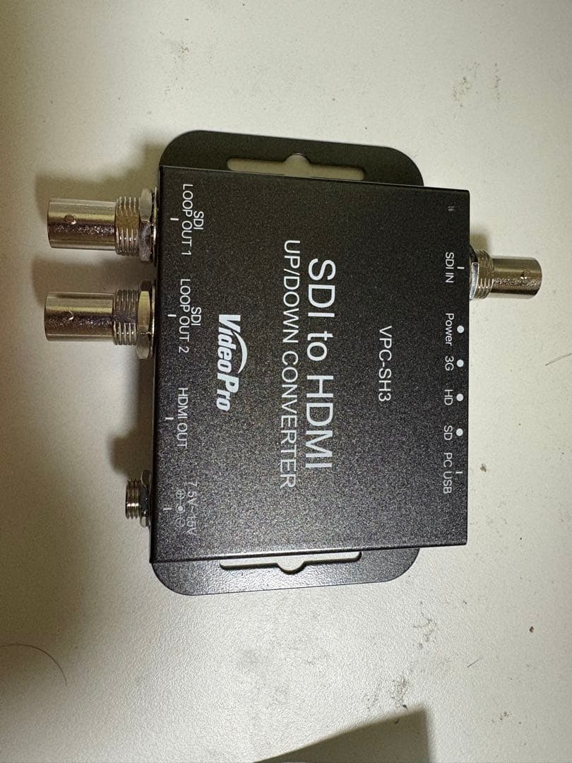 VideoPro VPC-SH3 SDI to HDMI コンバーター MEDIAEDGE VideoPro SDI to HDMI コンバーター VPC-SH3 - NTT-X Store