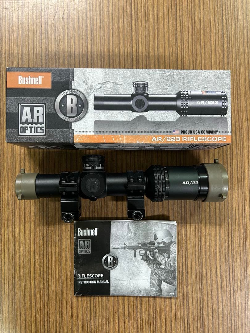 Bushnell AR 223 ライフルスコープ　実物 Bush nell AR/223 ライフルスコープ 1-4×24MM 実銃対応 ＜正規品