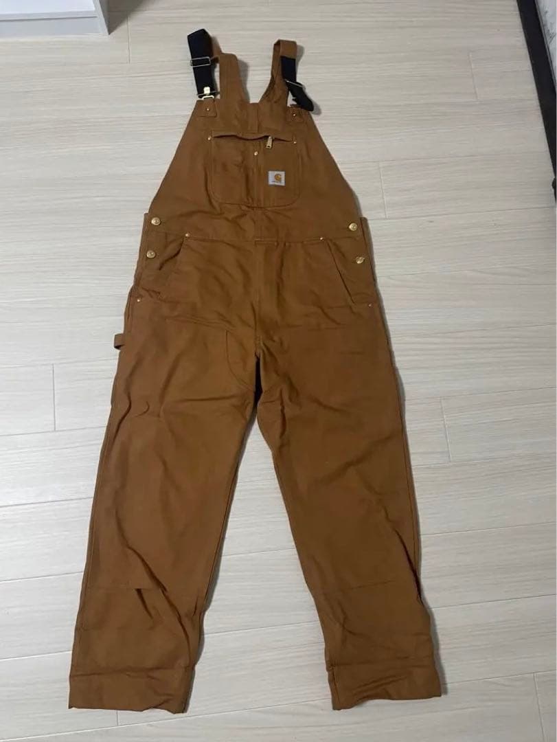あつあげページ Carhartt ダックビブオーバーオール ブラウン Carhartt（カーハート） ダック ビブ オーバーオール ダークブラウン