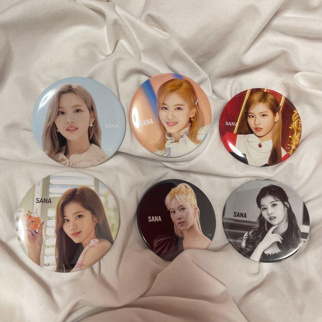 TWICE サナ 缶バッジ twice sana - メルカリ
