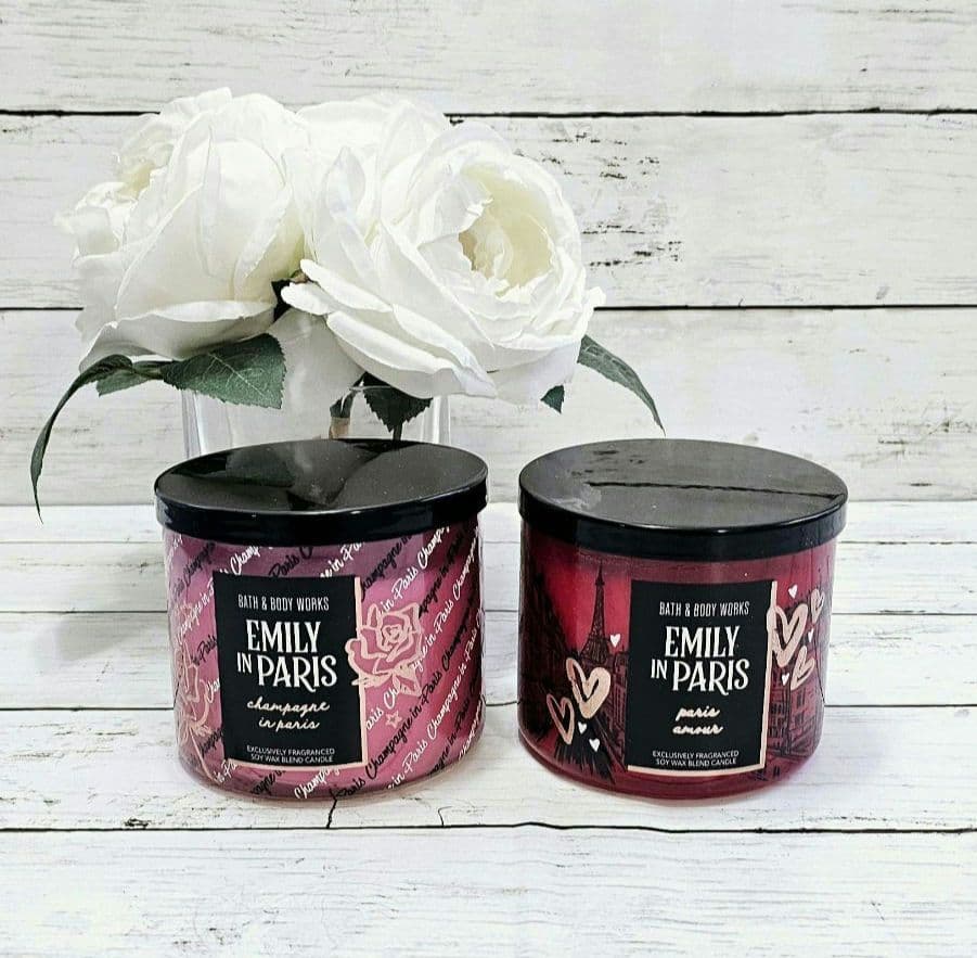 bath&body works　3芯キャンドル ２個セット★オマケ付★ Amazon.com: Bath & Body Works Candle 3 Wick 14.5 Ounce 2017