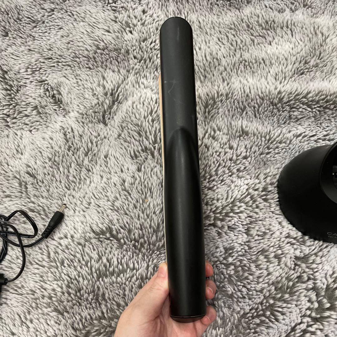 CARE PRO ヘアアイロン ブラック 充電スタンド付き