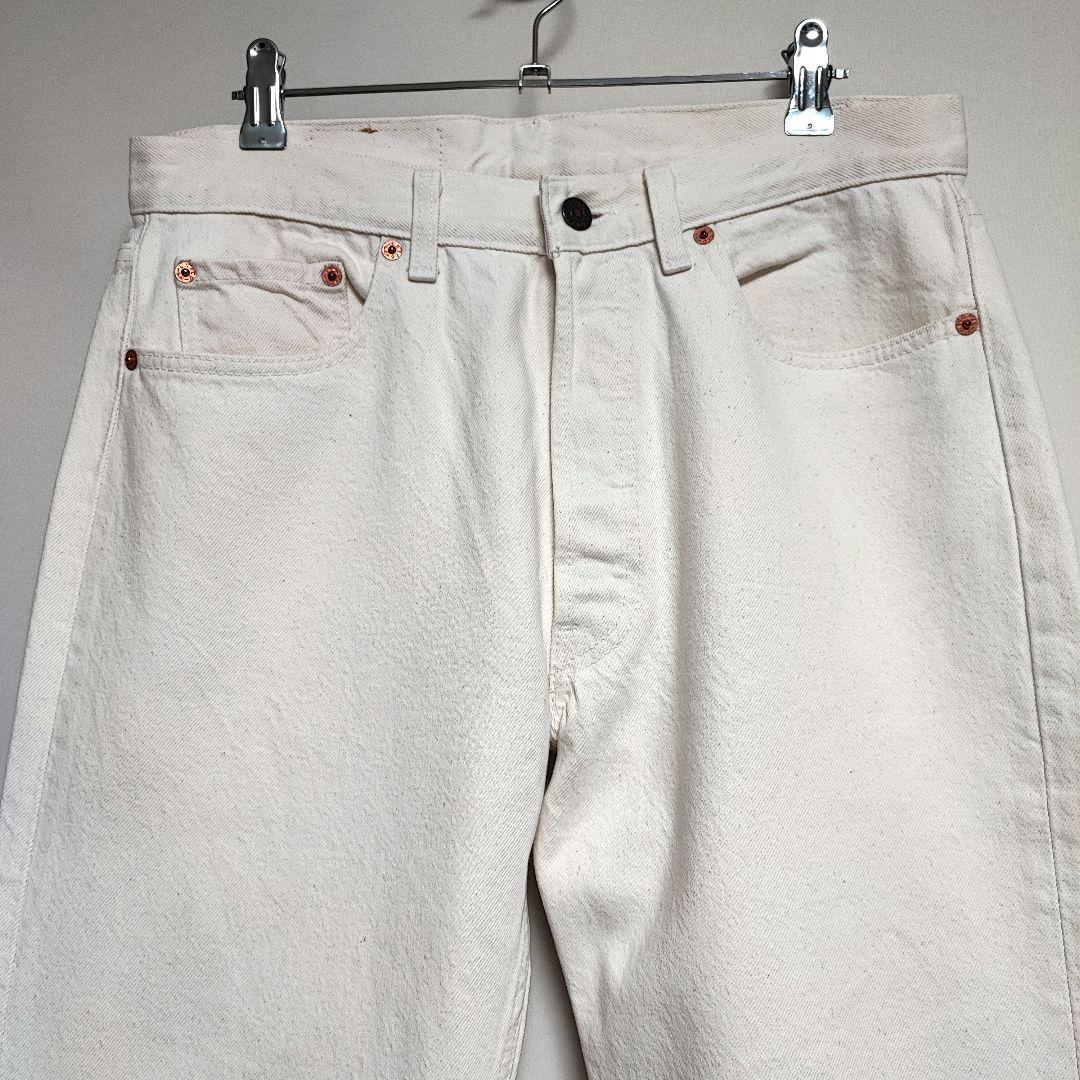 USA製 LEVI'S 501 生成 ホワイト 白系 W33 80s 90s - メルカリ