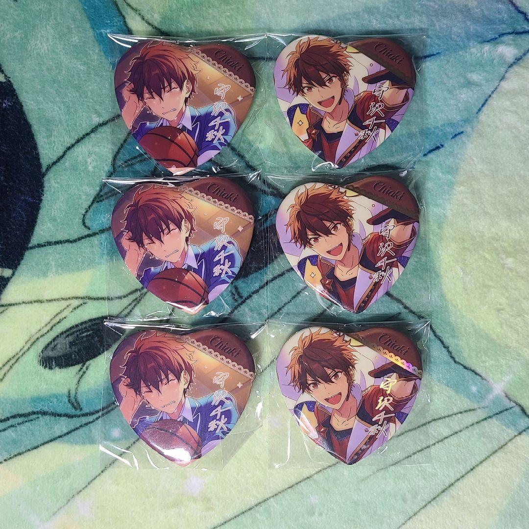 あんさんぶるスターズ ハート缶バッジ バレンタイン 羽風薫 - メルカリ