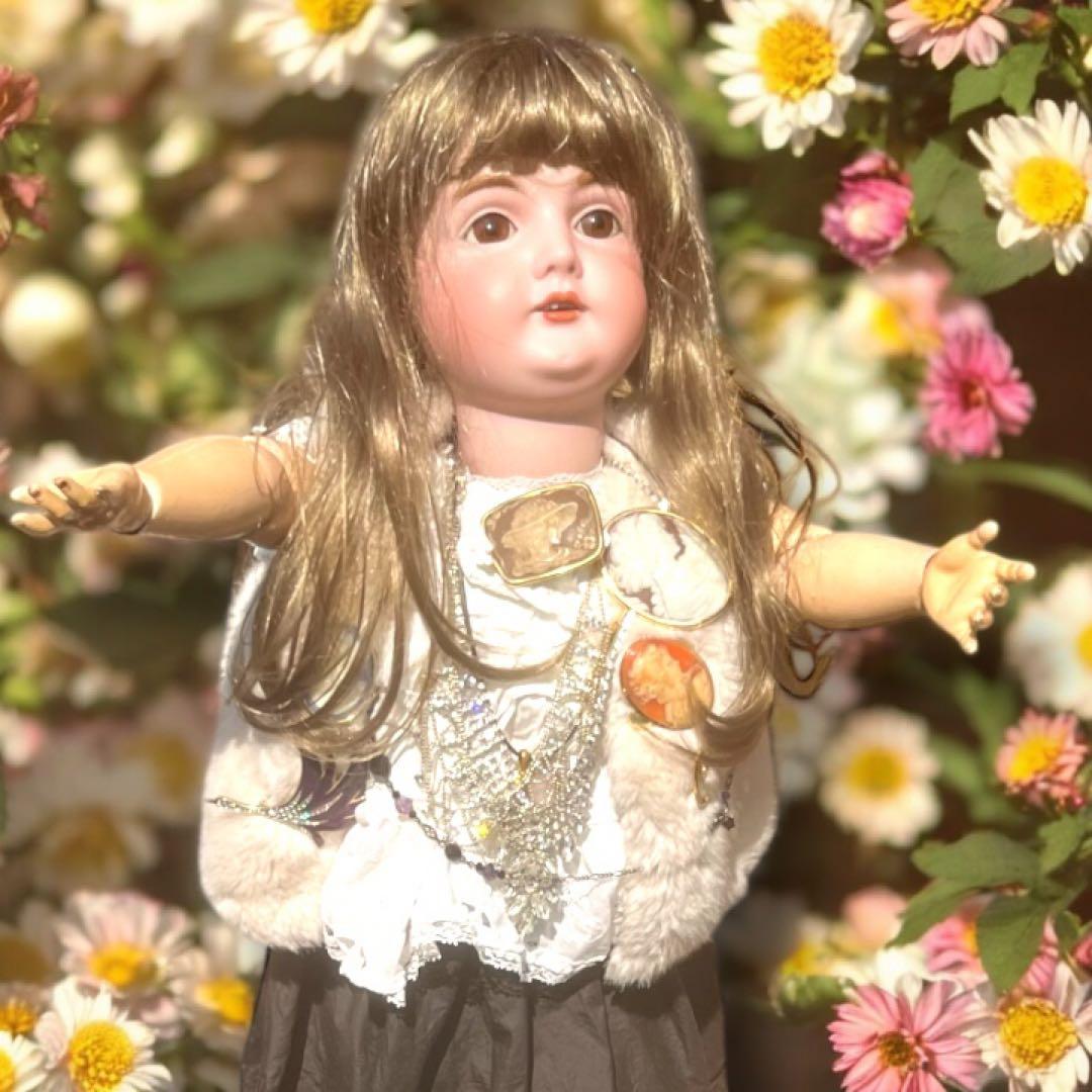 まるこ様専用 アンティーク ビスクドール ケストナー 164 シェルカメオ