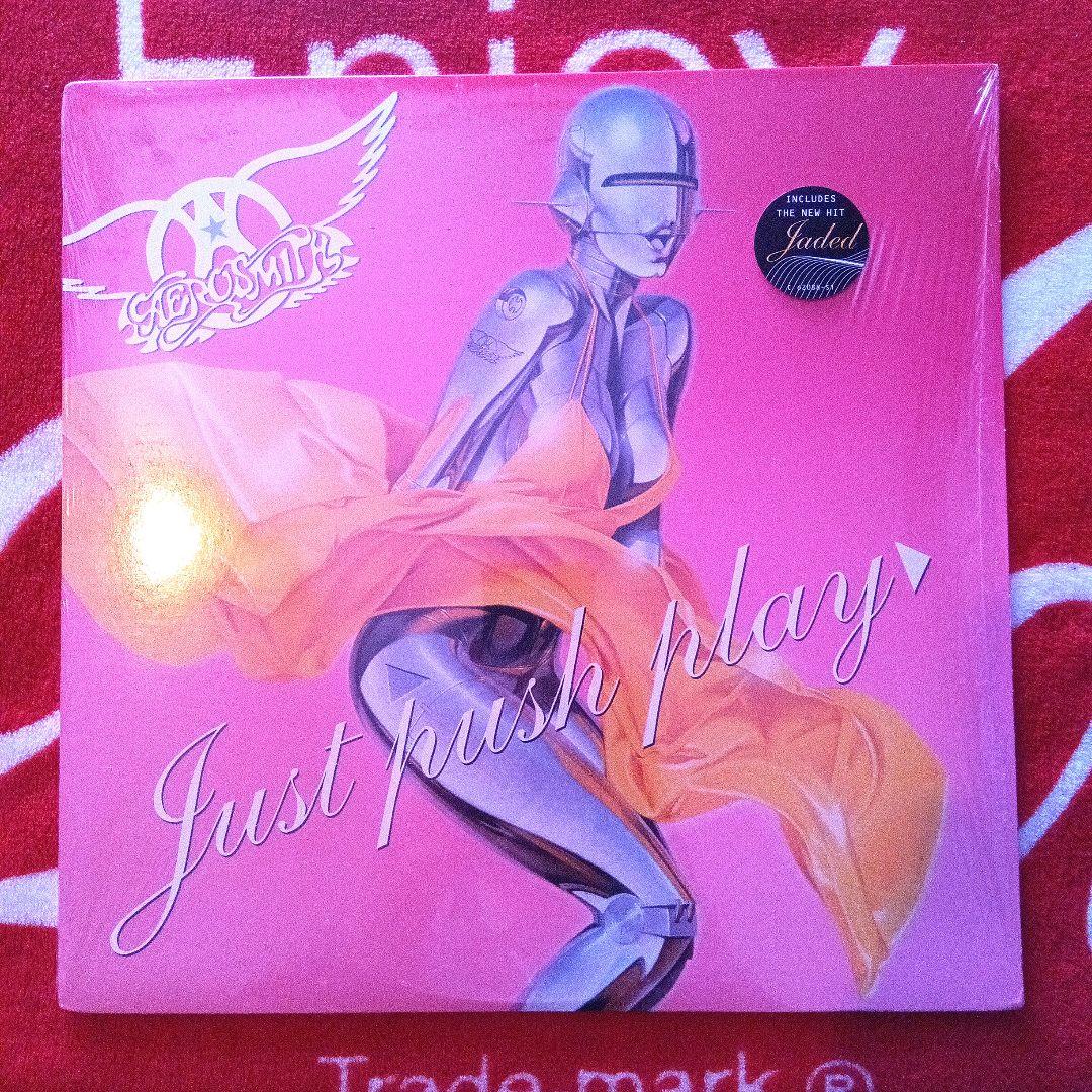Aerosmith Just Push Play 　レコード　激レア　希少 Aerosmith Just Push Play レコード 激レア 希少 - メルカリ