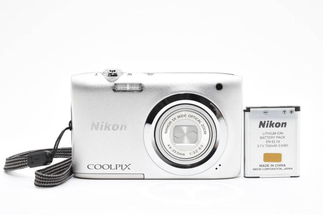 美品】Nikon ニコン COOLPIX A100 シルバー 動作確認済 - メルカリ