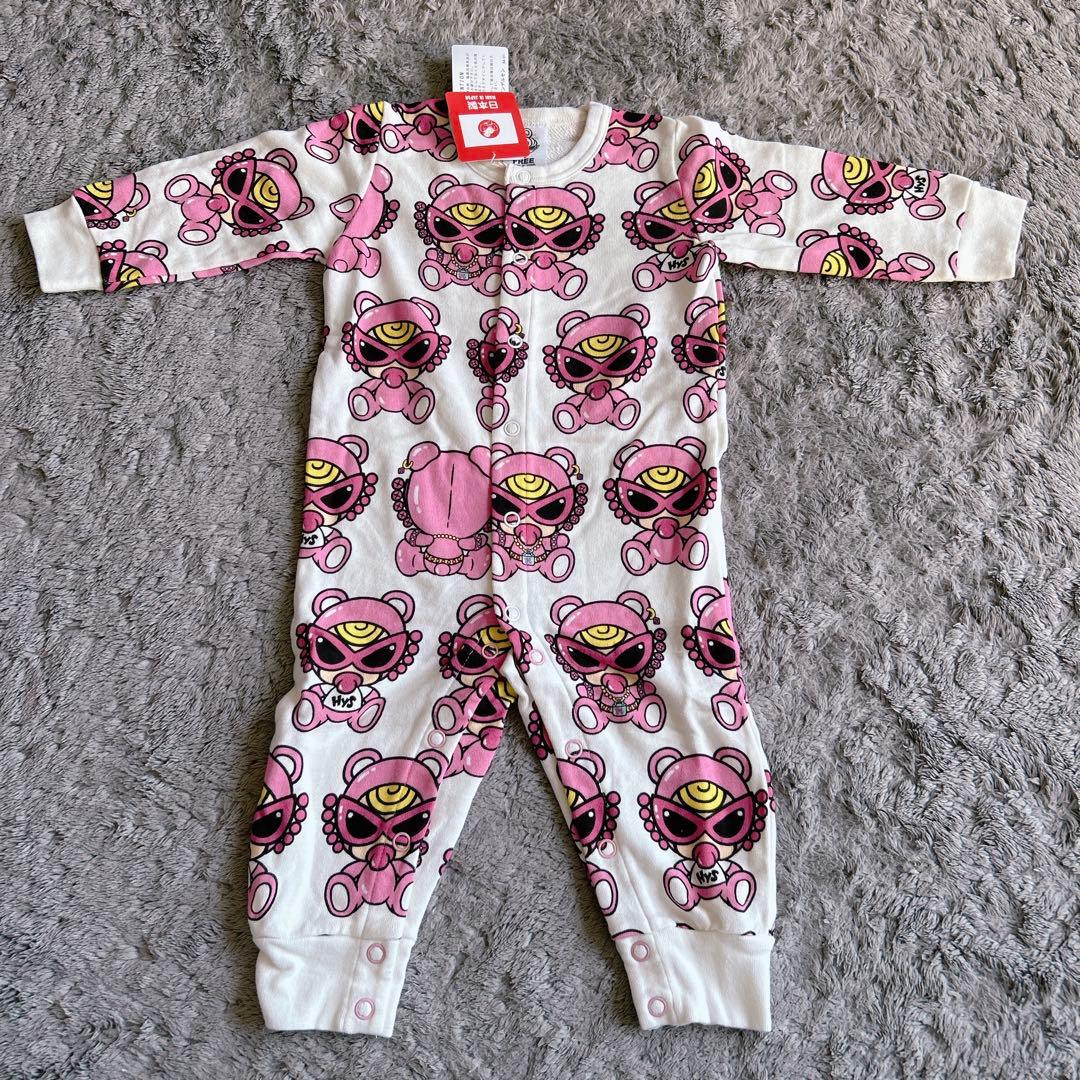 HYSTERICMINI teddy カバーオール HYSTERIC MINI（ヒステリックミニ） ベビー MY FIRST HYSTERIC