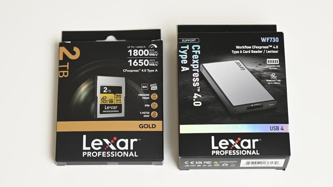 Lexar CFexpress Type A GOLD 4.0 2TB セット Lexar CFexpress Type A GOLD 4.0 2TB Review - Newsshooter