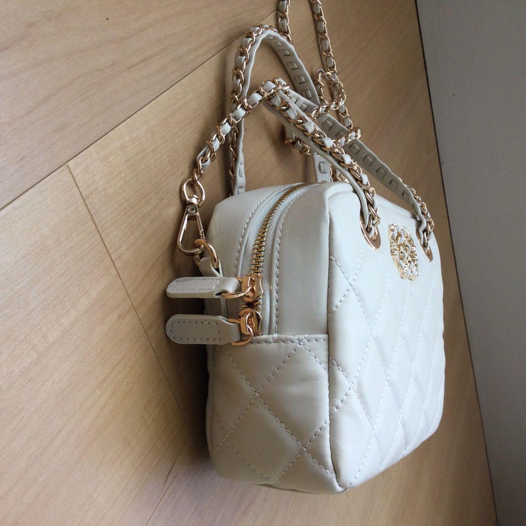 CHANEL ノベルティホワイト キルティング ショルダーバッグ - メルカリ