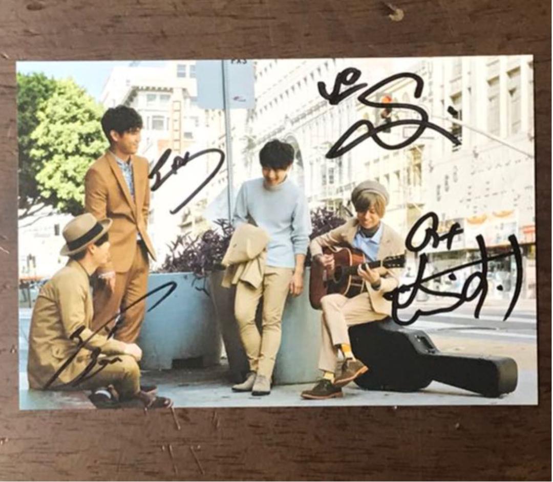 official髭男dism 直筆サイン入りポストカードとおまけ2点 - メルカリ