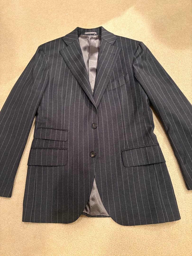GABRIELE PASINI◇セットアップ/44/ ダークグレー ストライプ