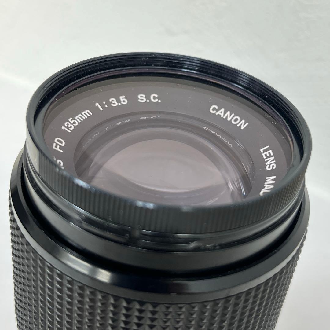 専用ケース付】CANON LENS FD 135mm 1:3.5 S.C.