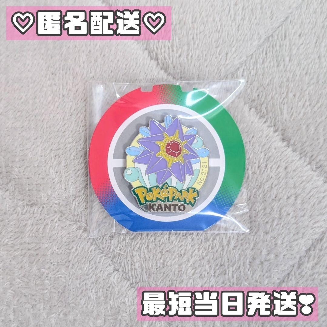 ポケパーク カントー ピンバッジ ピンズ モンスターボール スターミー