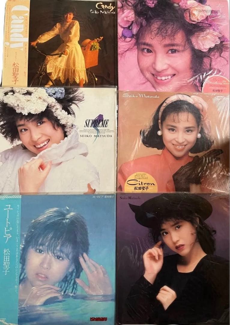 松田聖子LPアルバム6枚セット - メルカリ