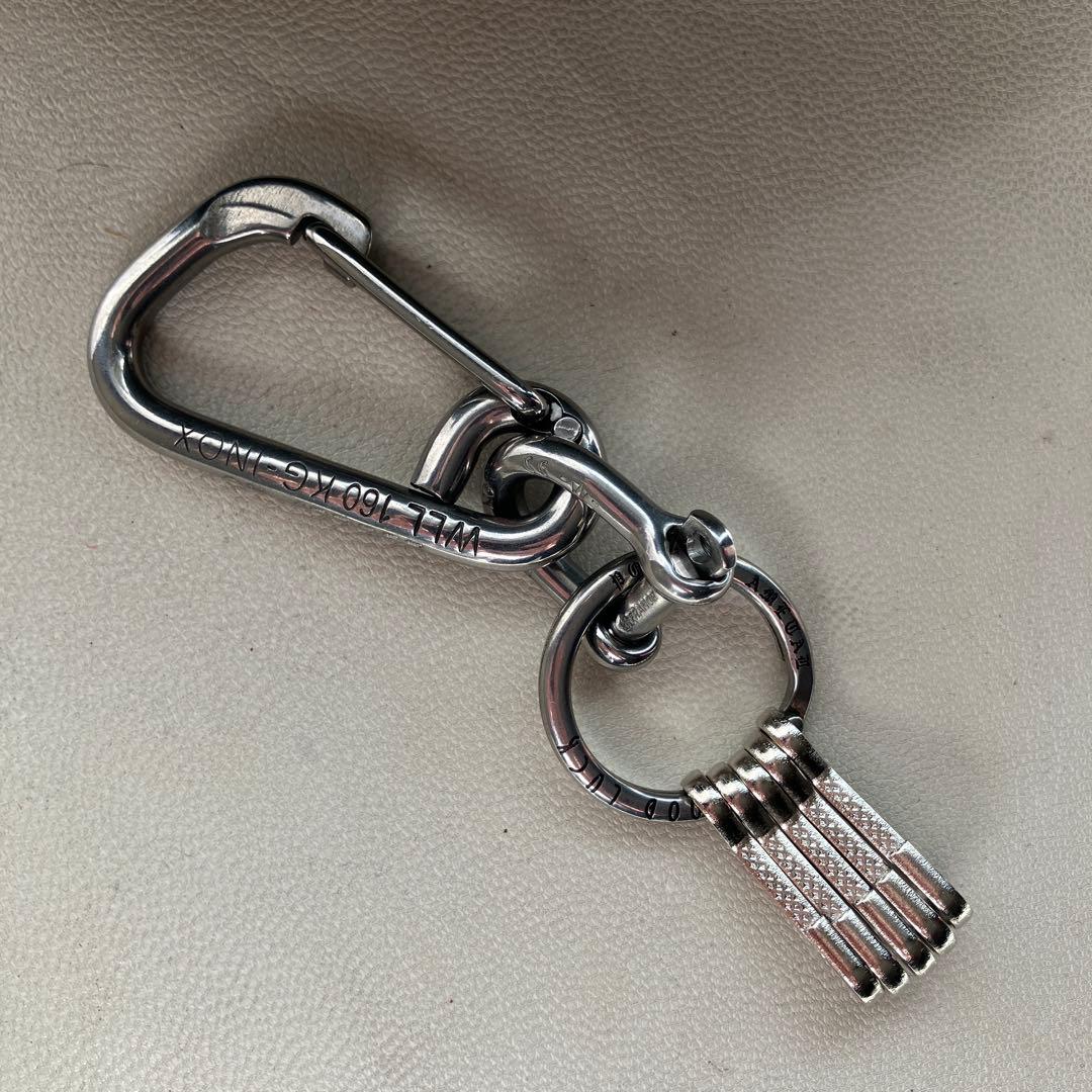 wichardカラビナ&シャックル　1950年代復刻キーリング使用　キーホルダー wichardカラビナ&シャックル 1950年代復刻キーリング使用 キーホルダー