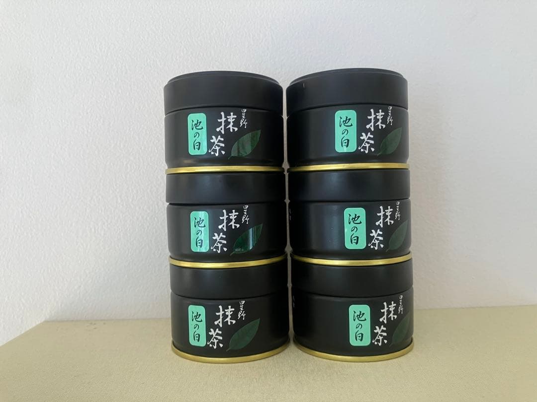 池の白 抹茶 20g缶 6個2026年07月09日 星野抹茶「池の白」20g缶入 - お茶の星野園 オンラインショップ