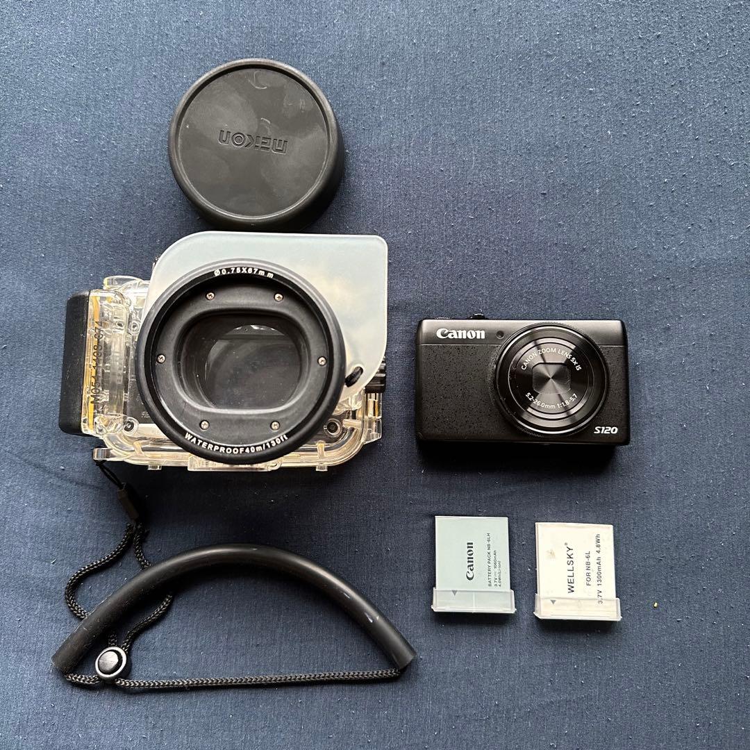Canon Powershot S120 デジタルカメラと水中ハウジング L108658624