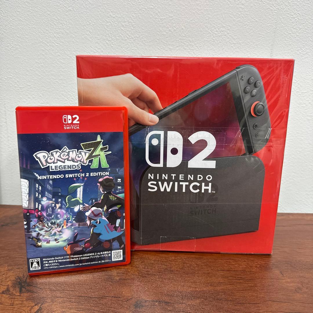 ★新品未使用★Switch2本体＋ポケモンZ ソフト付 Amazon.co.jp: Nintendo Switch 2（日本語・国内専用） Pokémon