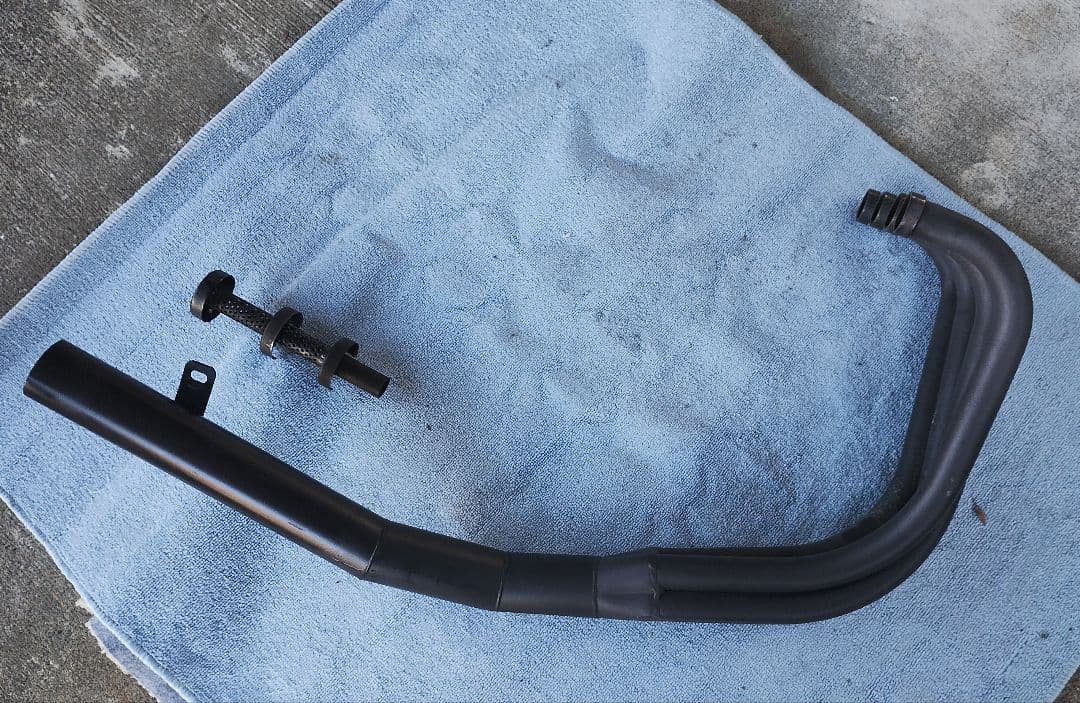 ま*み様 送料込み！【ゼファー1100】ショート管 ＆ インナーサイレンサー付き MRS ゼファー1100 ゼファー1100RS ゼファ1100 ゼファRS マフラー