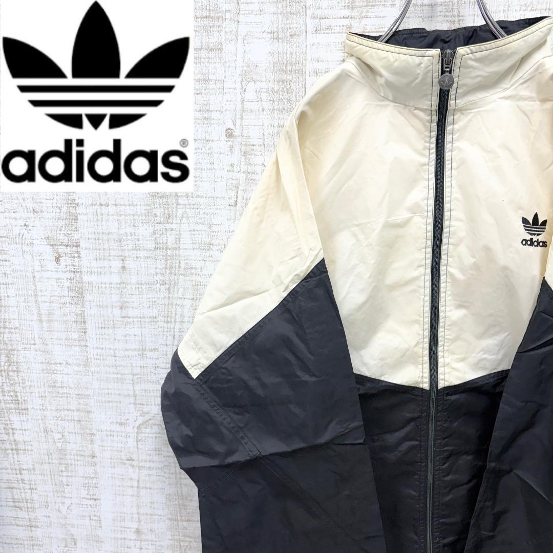 IR103《常田大希さん着類似》アディダス　ナイロンジャケット　万国旗　90s