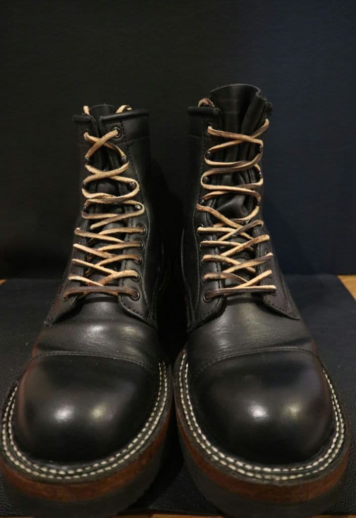 【値下げ】WHITE'S ホワイツ 8.5E ブラック　新ロゴ