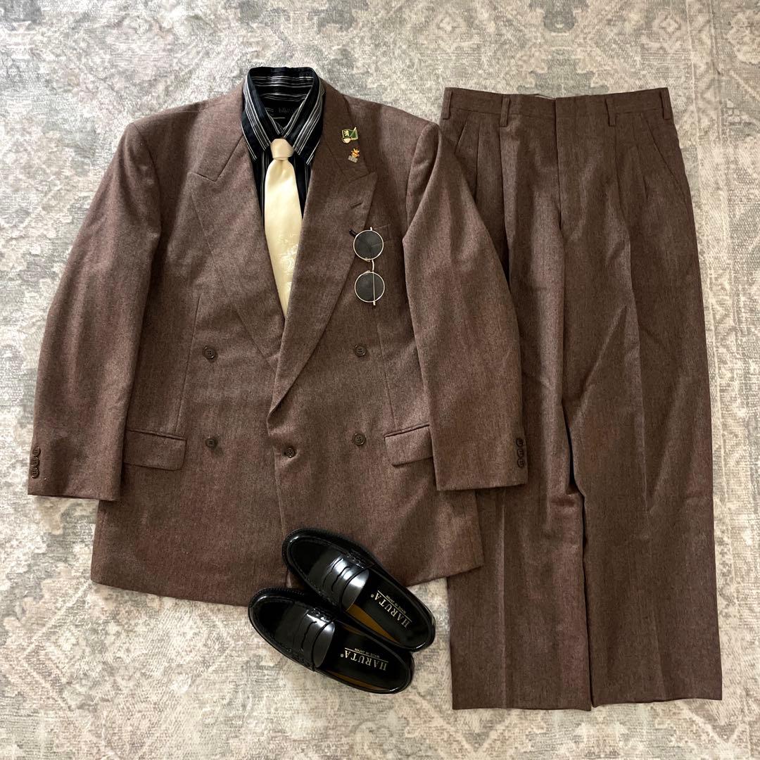 city boy style (No.1)ダブルスーツ セットアップコーデ city boy style (No.1)ダブルスーツ セットアップコーデ スーツコーデ