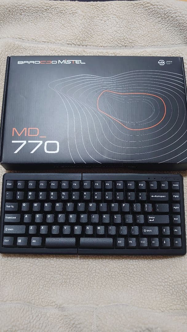 BAROCCO MD770（英語配列） 静音赤軸 Mistel Barocco MD770 RGB 有線 キーボード 英語 US 配列 静音赤軸 ML