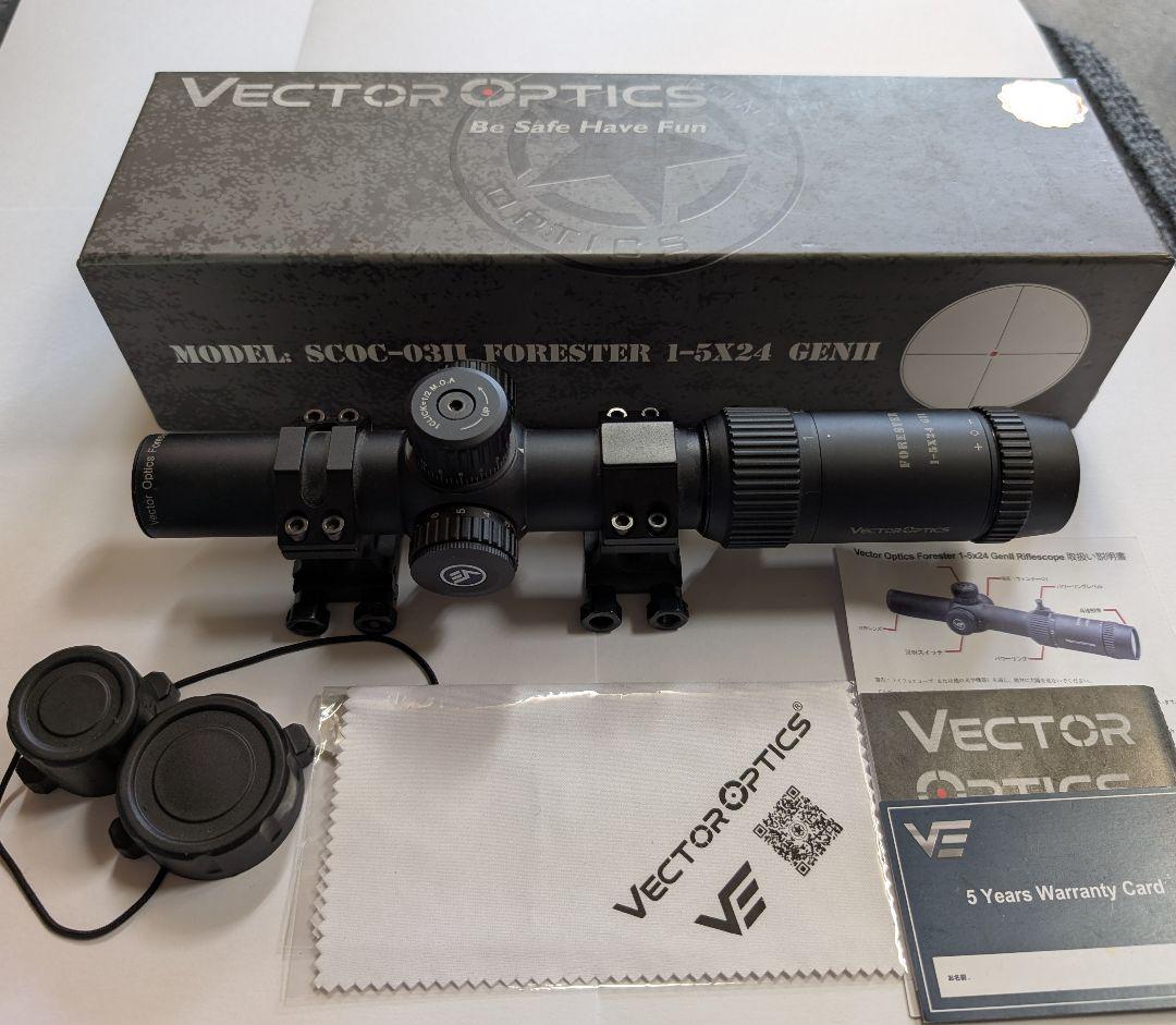 トイガン VECTOR OPTICS S8OC-031H FORESTER 1-5x24 Amazon.co.jp: ベクターオプティクス Forester 1-5x24 狩猟用 ライフル