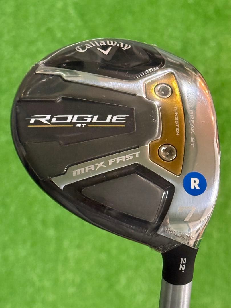 キャロウェイローグST マックスファースト7番W 22度 NX40-R 口コミ・評価｜ローグ ST MAX FAST フェアウェイウッド SPEEDER NX40