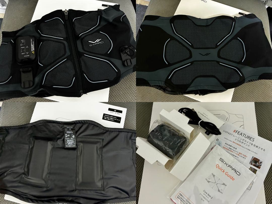 シックスパッド コアベルト 2 コントローラー付SIXPAD M 楽天市場】シックスパッド コアベルト 2 専用コントローラー付 公式