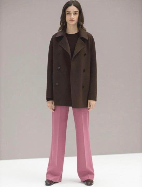 Theory 20SS ダブルフェイス Pコート P ウール カシミヤ