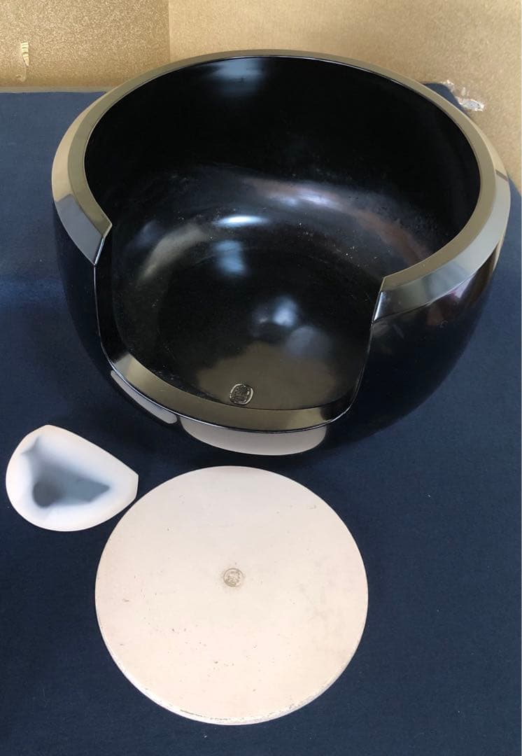 割引❗️《R》真塗 面取土風炉 寄神崇白造 底瓦 前瓦 共箱 260109き2