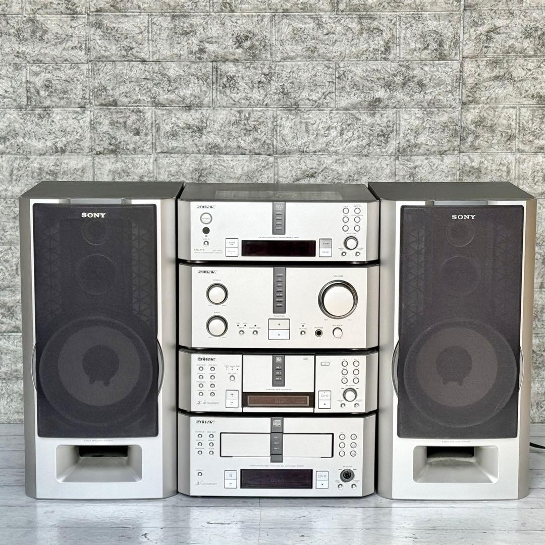 SONY「DHC-MD717」システムコンポフルセット - メルカリ