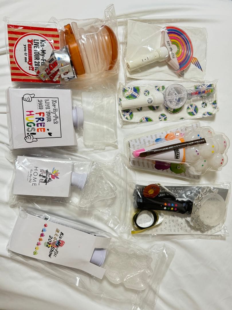 Kis-My-Ft2 キスマイ 歴代ペンライト 銀テ付き - メルカリ